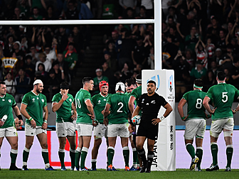 Ireland crash out of the Rugby...
